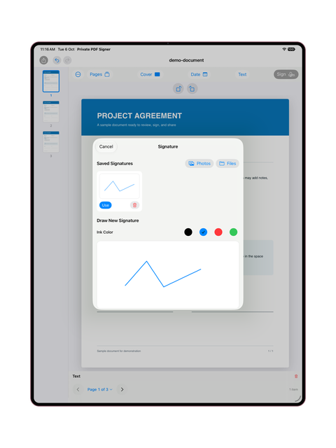 iPad — Signature